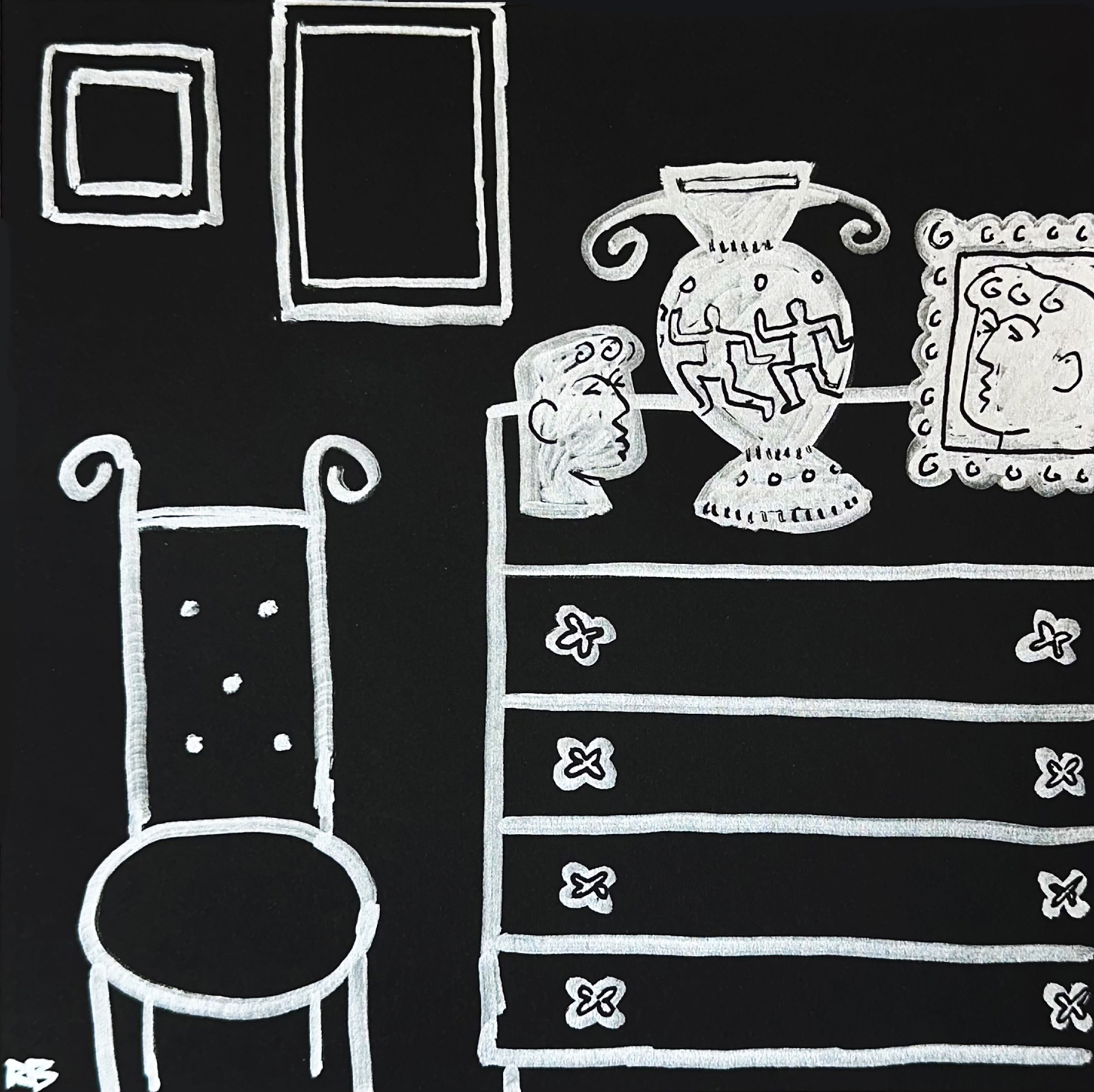 Silver Dresser